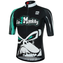 Męska koszulka rowerowa Wear-Gear Live Monkey