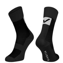 Skarpety sportowo - kolarskie długie Vezuvio black