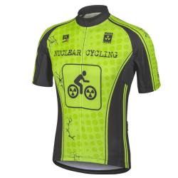 Męska koszulka rowerowa Nuclear Cycling Fluo