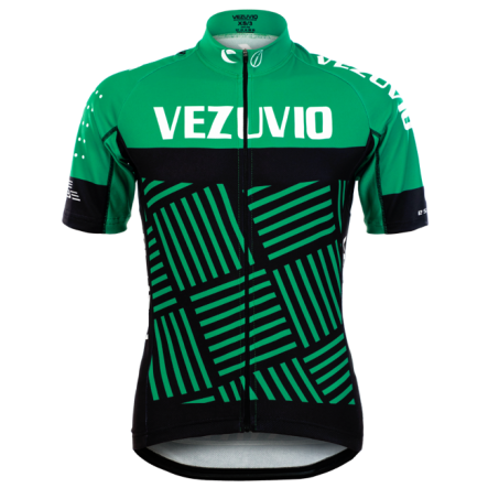 Męska koszulka rowerowa Vezuvio Lava Green