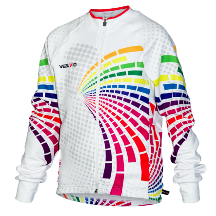 Dziecięca bluza rowerowa Vezuvio Rainbow