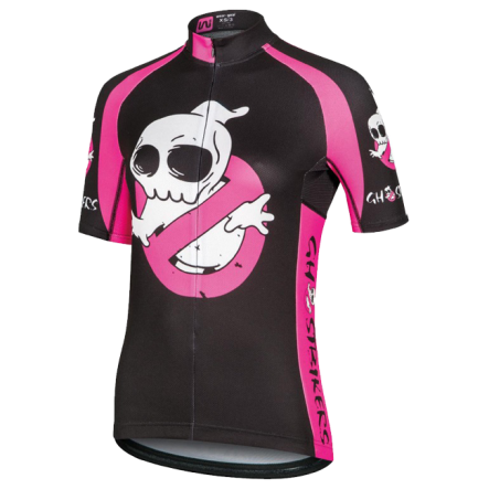 Damska koszulka rowerowa Wear-Gear Ghostbikers Pink