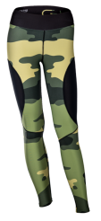 Damskie legginsy długie Gym Camo