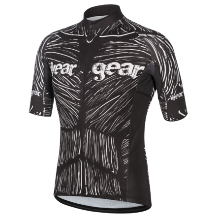 Męska koszulka rowerowa Wear-Gear Muscles M01