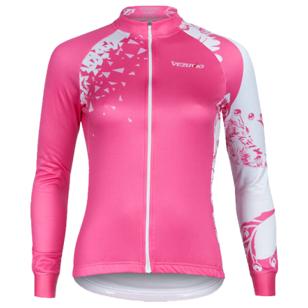 Damska bluza rowerowa Vezuvio Z8 Pink