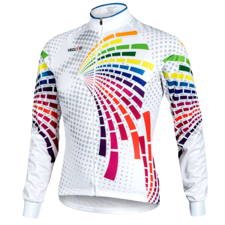 Męska bluza rowerowa Vezuvio Rainbow