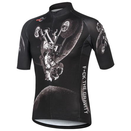 Męska koszulka rowerowa Wear-Gear Gravity Black