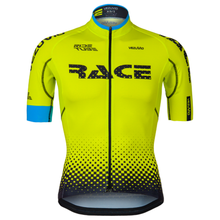 Męska koszulka rowerowa  Vezuvio Race Fluo