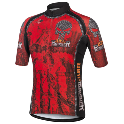 Męska koszulka rowerowa Wear-Gear Bike Punisher Red