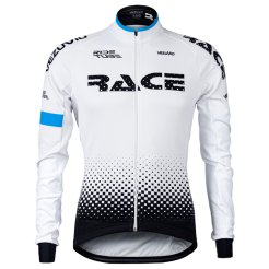 Męska bluza rowerowa Vezuvio Race White