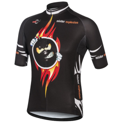 Męska koszulka rowerowa Wear-Gear Mr.Explosion Black