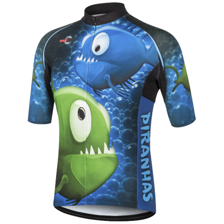 Męska koszulka rowerowa Wear-Gear Piranhas