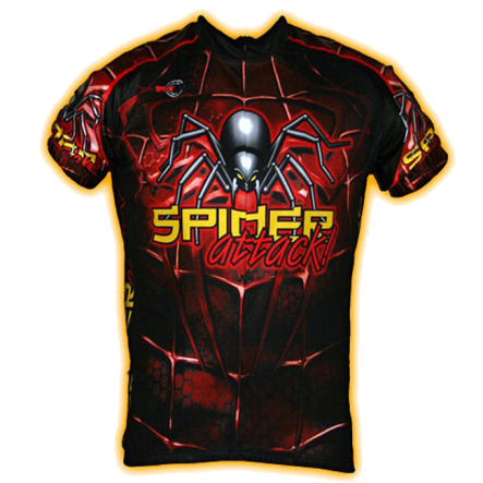 Męska koszulka rowerowa Wear-Gear Spider Attack