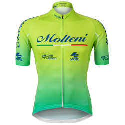 Męska koszulka rowerowa Vezuvio Molteni Green