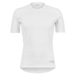 Męska koszulka Q-Skin medium biała krótki rękaw